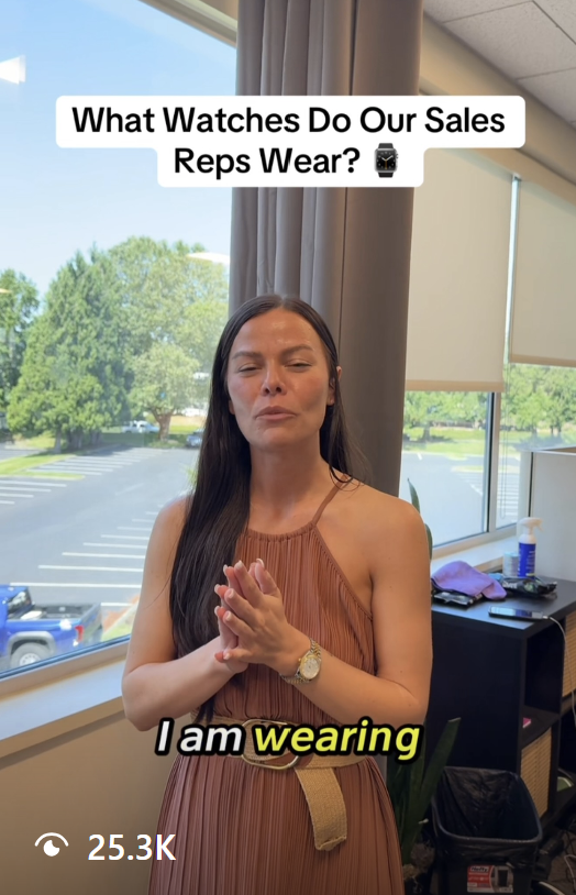 Watch sales team social post with 25.3 thousand views